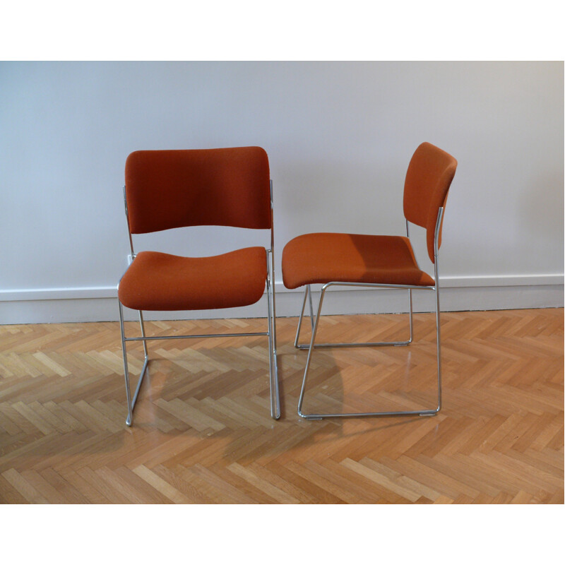 Pair of 404 Howe chairs, David Rowland - 1960s