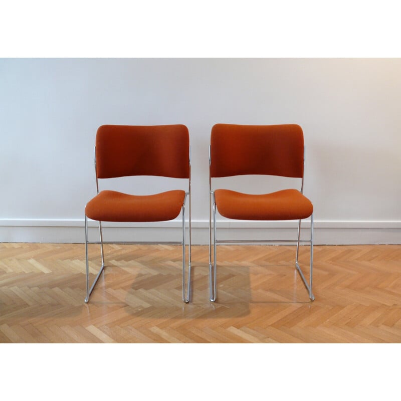 Pair of 404 Howe chairs, David Rowland - 1960s