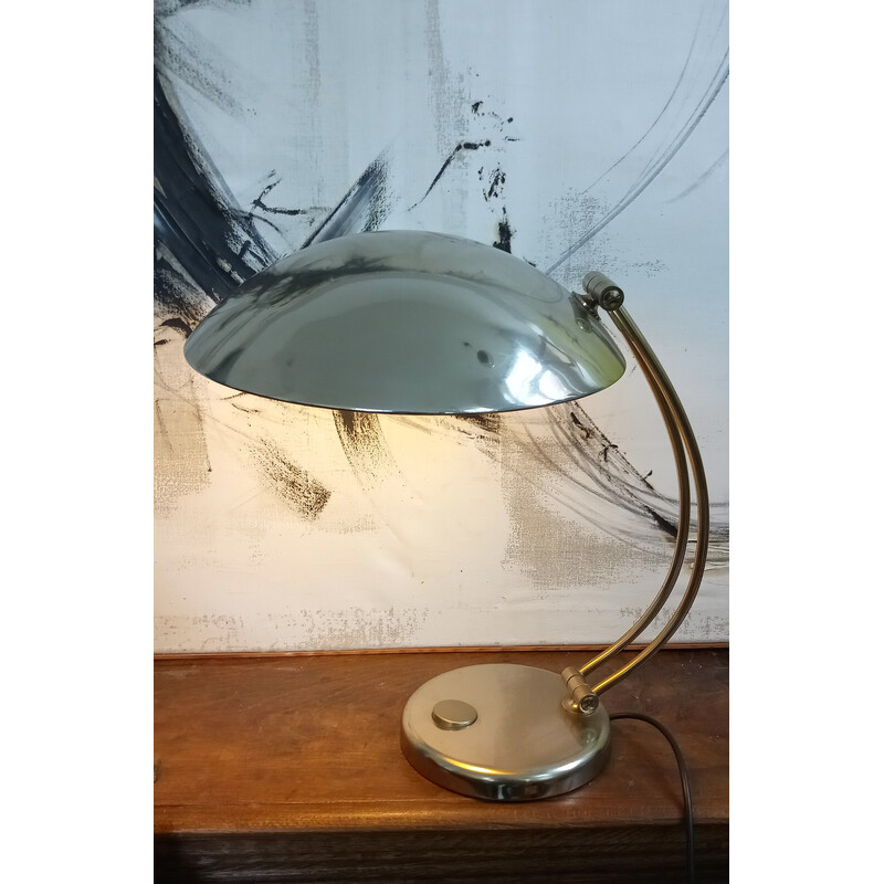 Lámpara de sobremesa vintage cromada modelo 6764