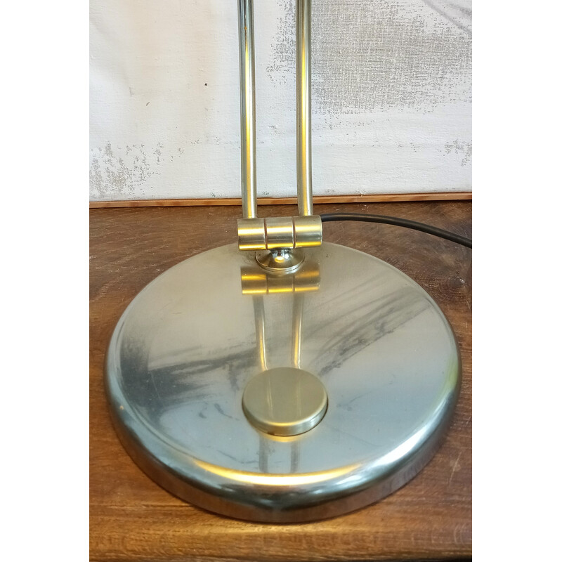 Vintage chromen tafellamp model 6764