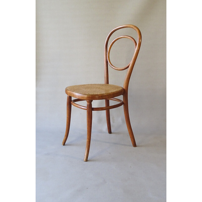 Vintage chair n°10 1880 in cane