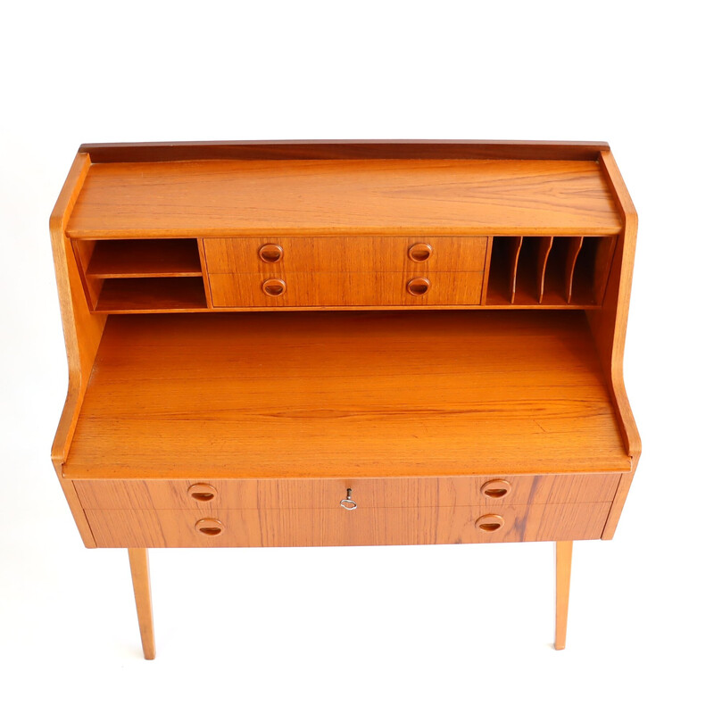 Scrivania scandinava in teak, 1960