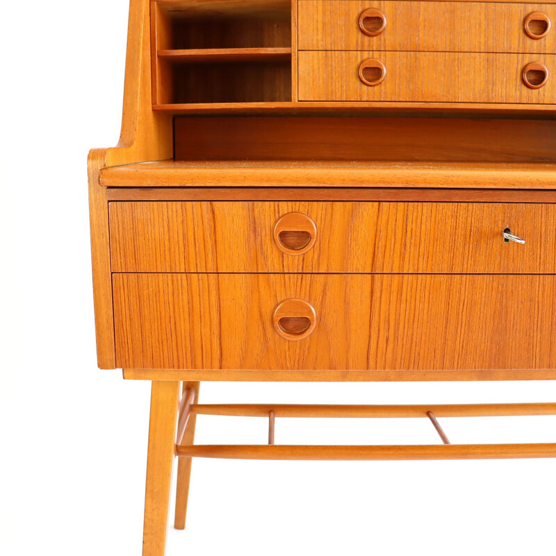 Scrivania scandinava in teak, 1960