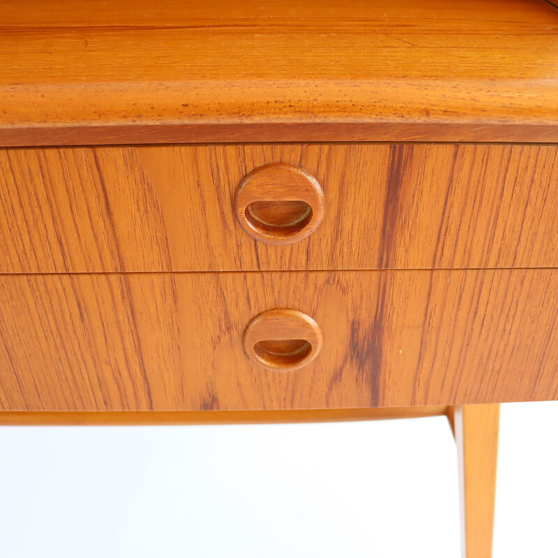 Scandinavisch teakhouten bureau, 1960