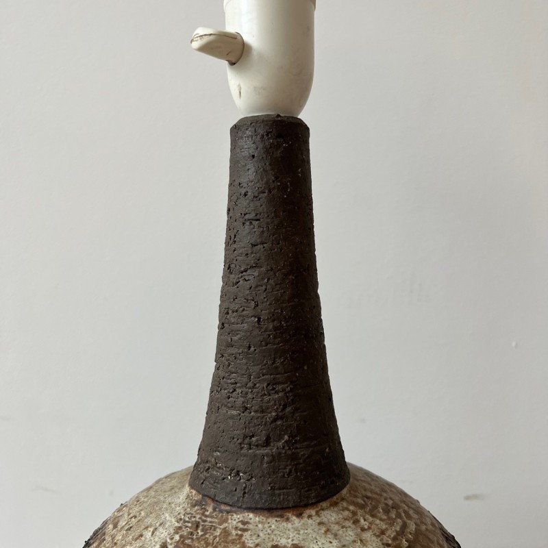 Vintage ceramic table lamp, Denmark 1960s