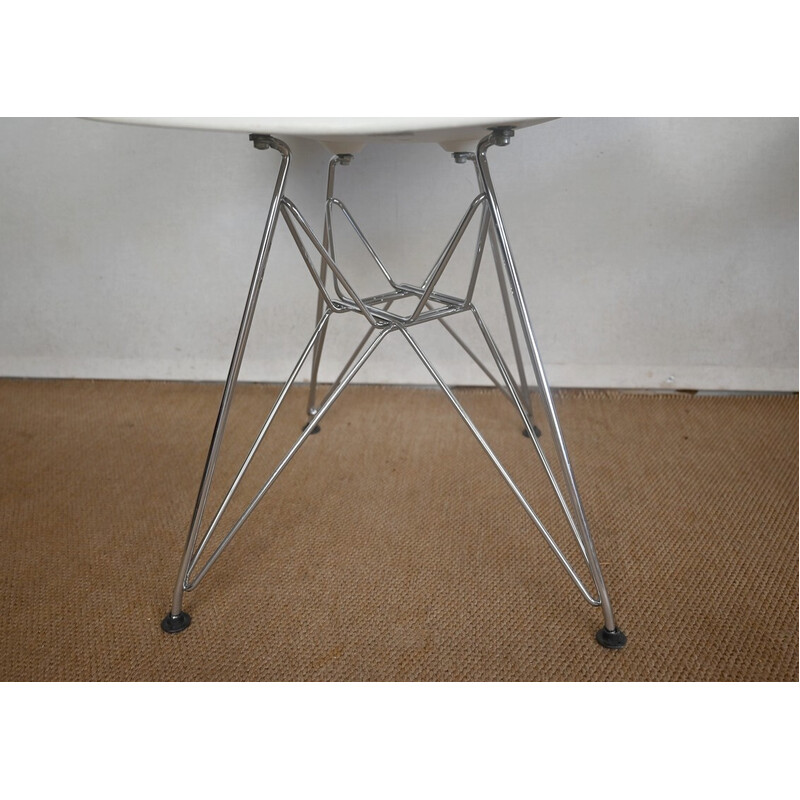 Set of 6 vintage Dsr chairs in chrome and chrome steel by Ray and Charles Eames for Vitra, 1960s