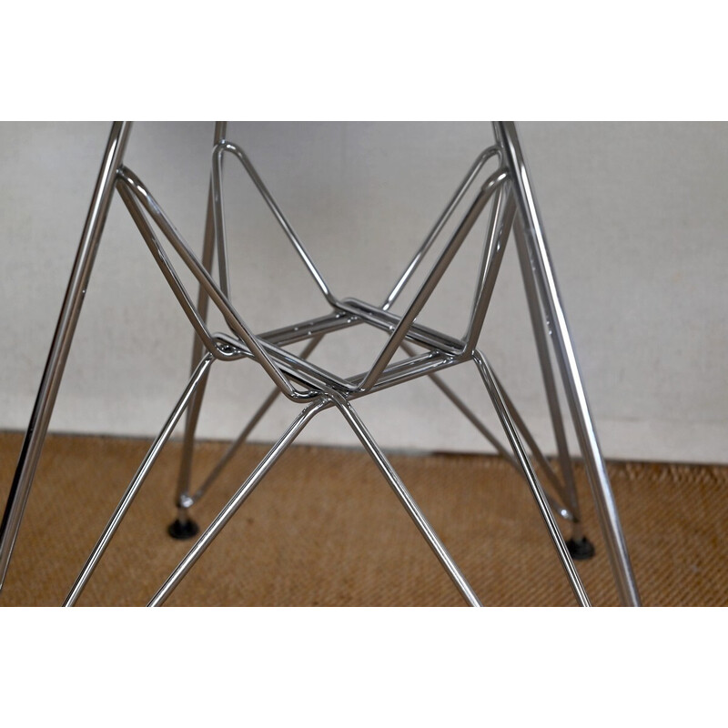 Set di 6 sedie Dsr vintage in cromo e acciaio cromato di Ray e Charles Eames per Vitra, 1960