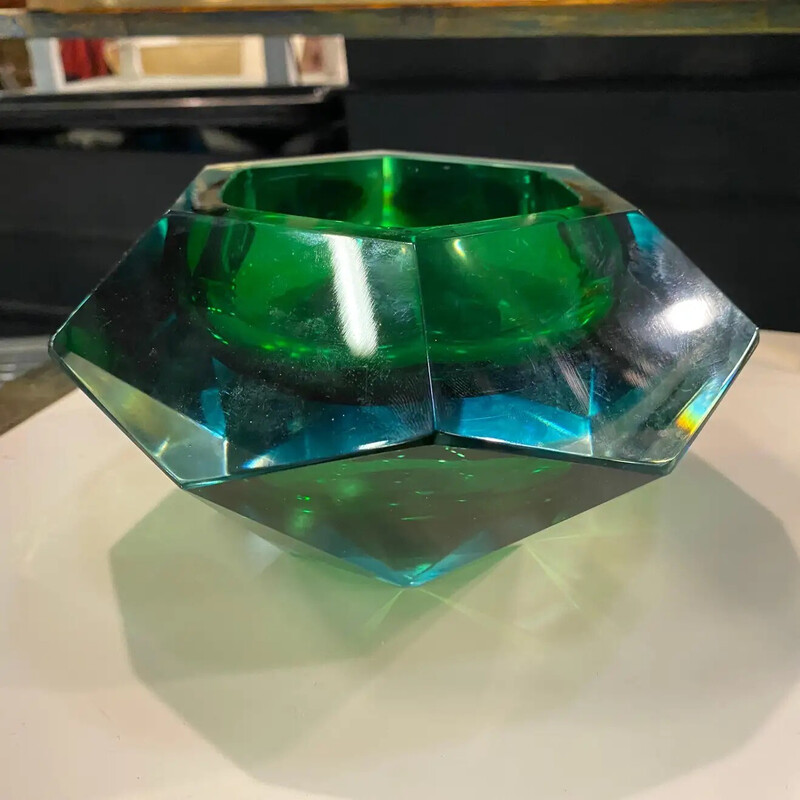 Vintage Murano glass bowl by Seguso, Italy 1970s