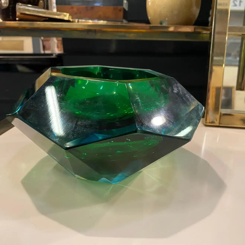 Vintage Murano glass bowl by Seguso, Italy 1970s