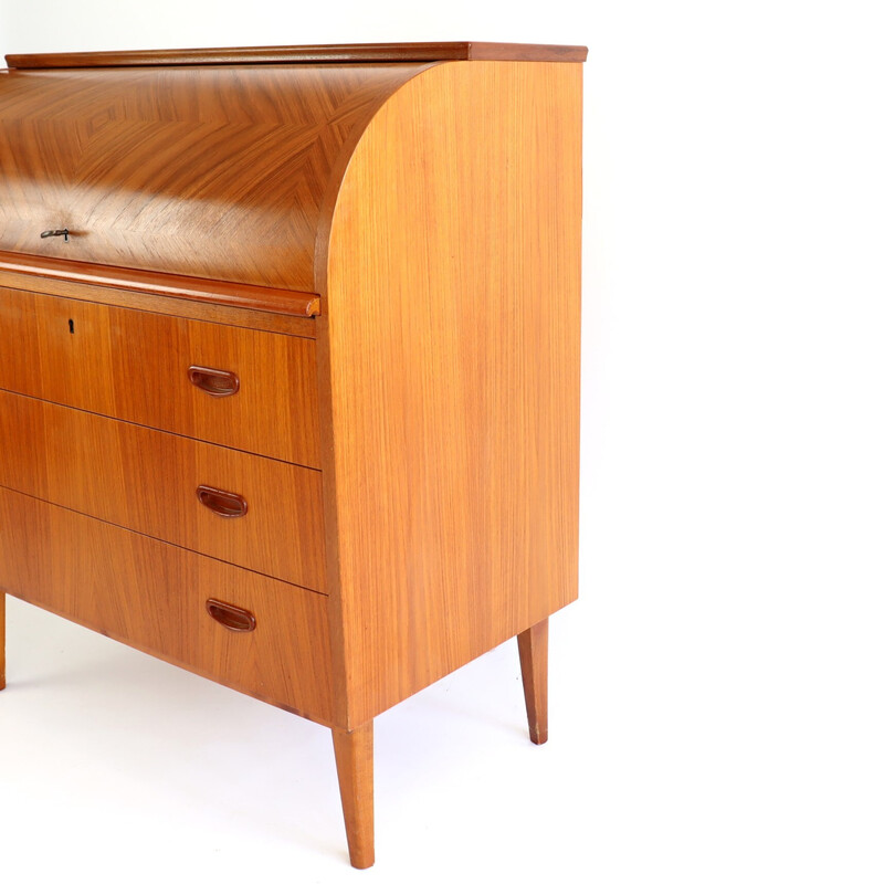 Secrétaire vintage scandinave en teck de Egon Ostergaard, 1960