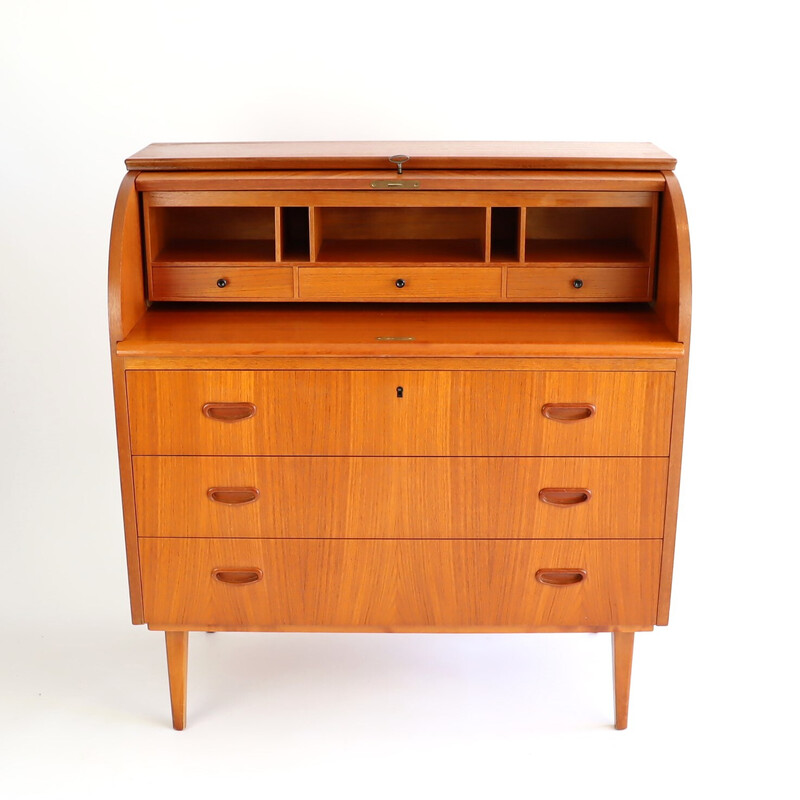 Vintage Scandinavian teak secretary by Egon Ostergaard, 1960s