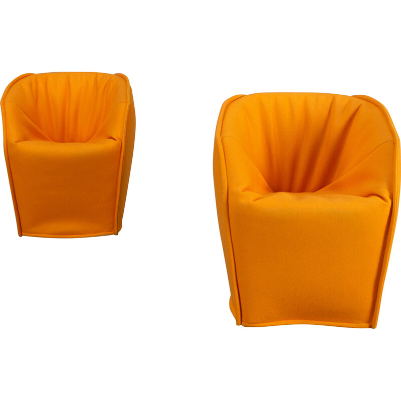 Pair of vintage "m.a.s.s.a.s." armchairs by Patricia Urquiola for Moroso