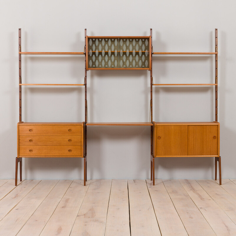 Vintage Ergo wall unit by John Texmon and Einar Blindheim for Blindheim Mobelfabrikk, Norway 1960s