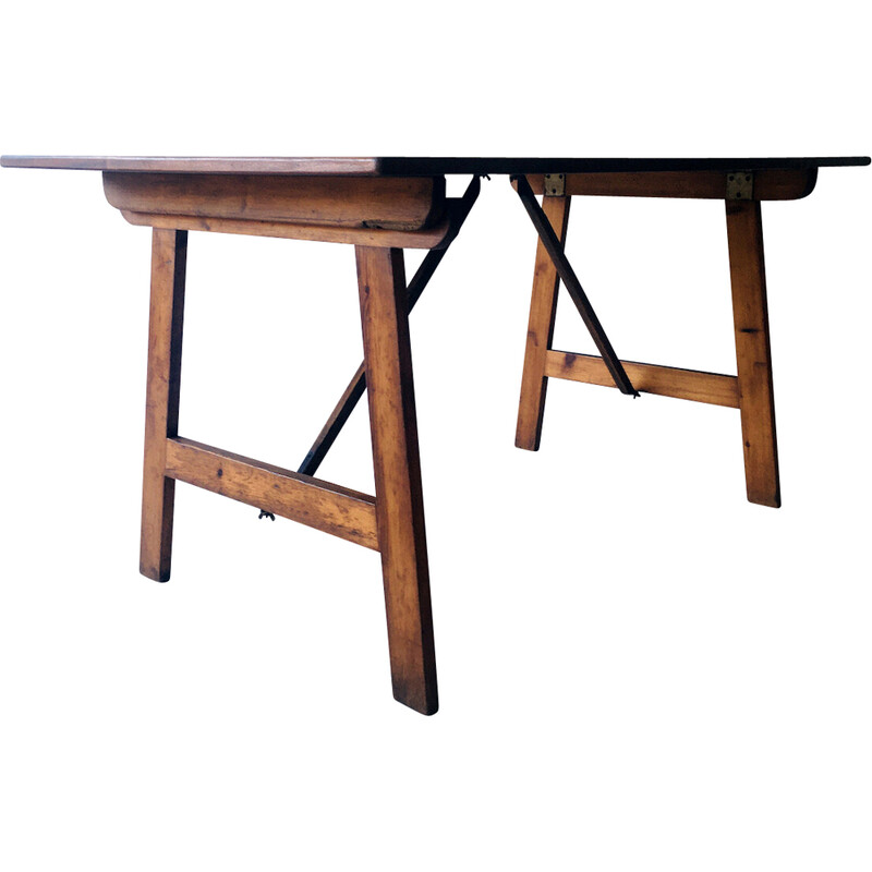 Mesa de madeira Vintage, Dinamarca 1950s
