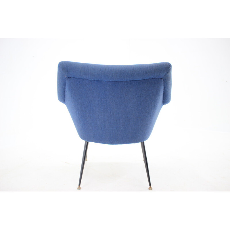 Vintage blue armchair, Italy 1960s