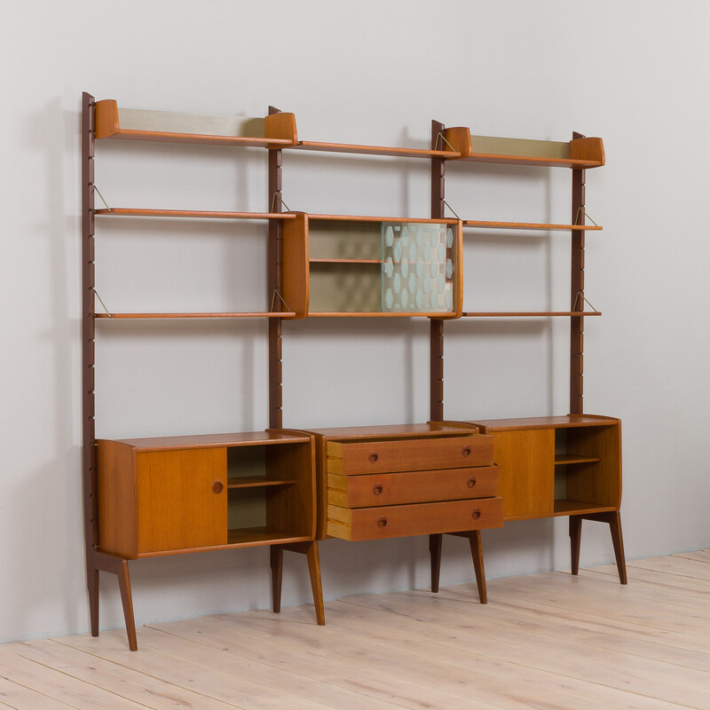 Vintage Ergo wall unit by John Texmon and Einar Blindheim for Blindheim Mobelfabrikk, Norway 1960s