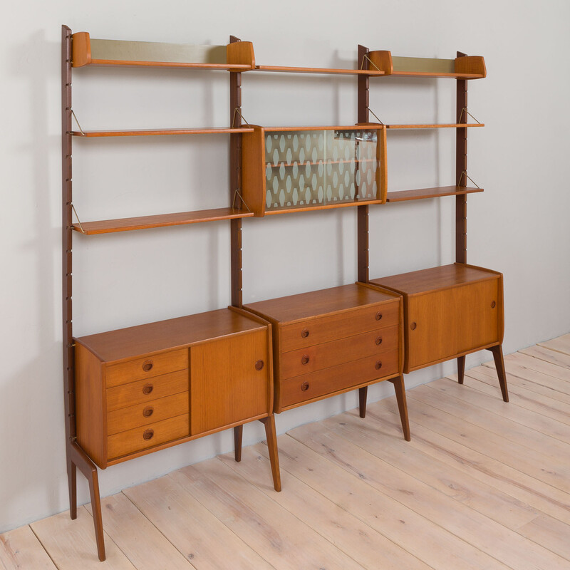 Vintage Ergo wall unit by John Texmon and Einar Blindheim for Blindheim Mobelfabrikk, Norway 1960s