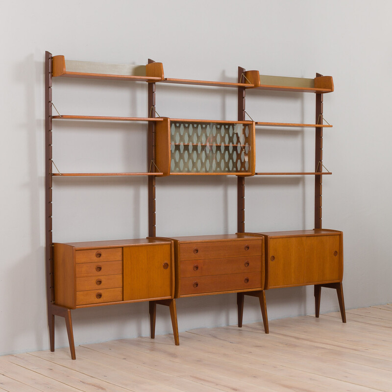 Vintage Ergo wall unit by John Texmon and Einar Blindheim for Blindheim Mobelfabrikk, Norway 1960s