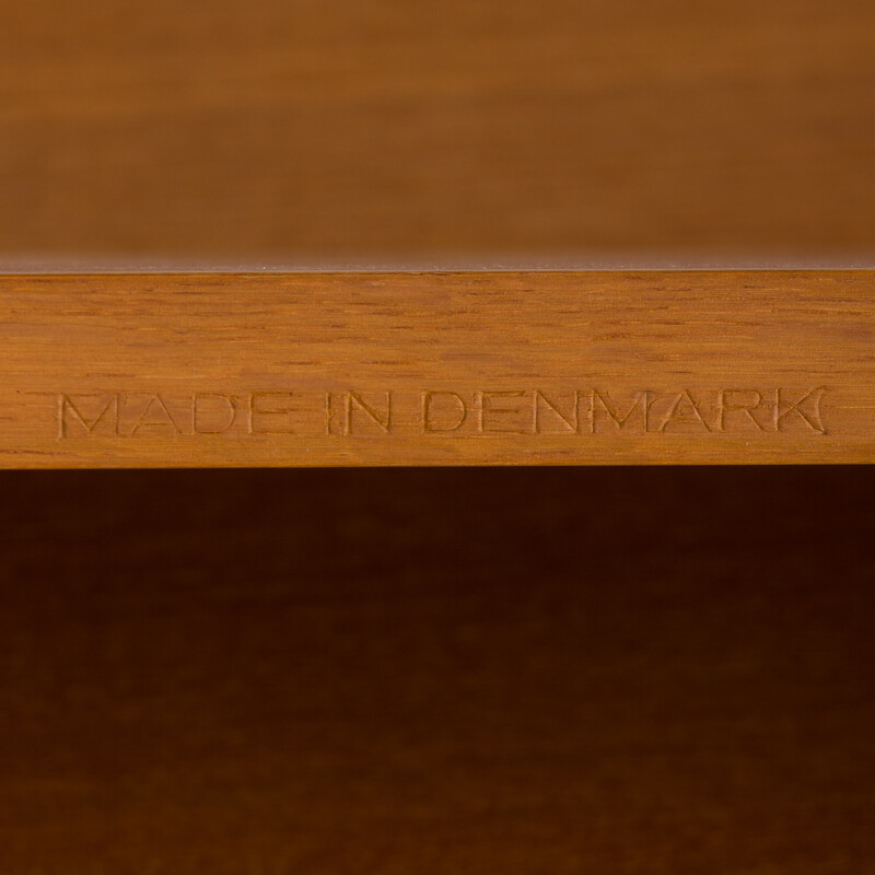 Parete attrezzata vintage in legno di quercia per ufficio di Poul Cadovious per Cado, Danimarca 1960