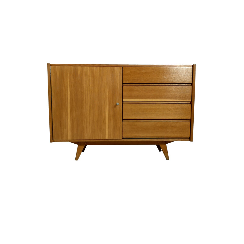 Vintage oakwood chest of drawers by Jiri Jiroutek for Interier Prague, 1960s