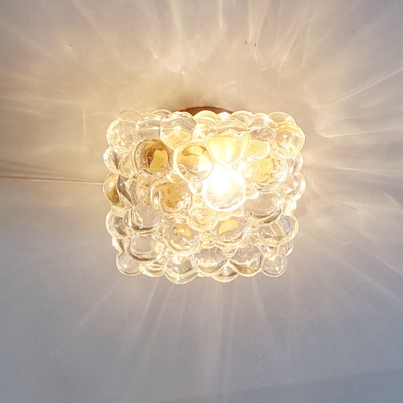 Mid-century bubble glass wall lamp by Helena Tynell for Limburg, Germany 1970s