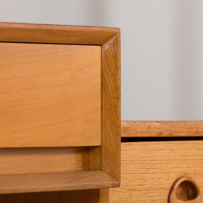 Scandinavian vintage teak wall unit by Sven Andersen, Norway 1960s