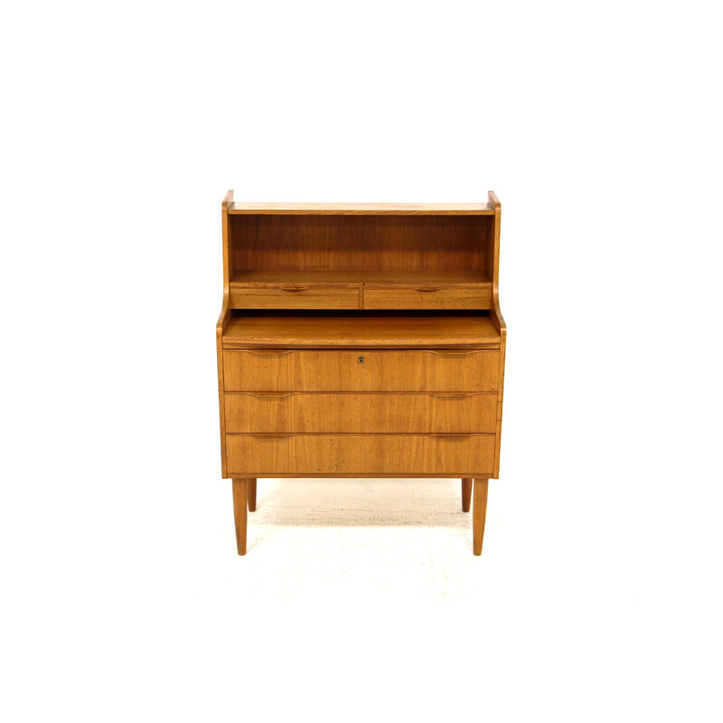 Vintage teak secretary, Denmark 1960