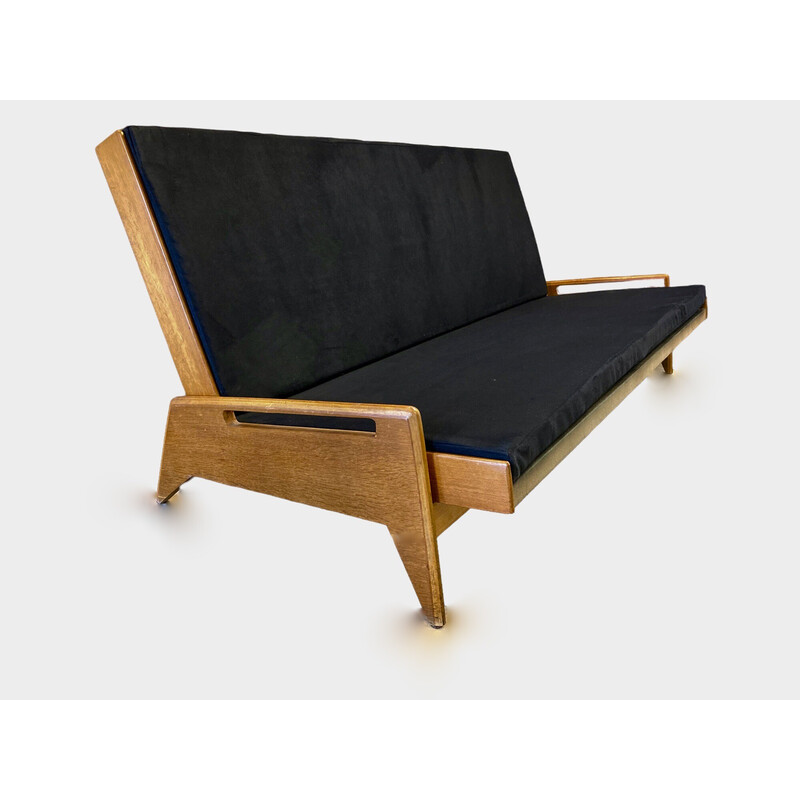 Vintage sofa bed by Gérard Guermonprez, 1955