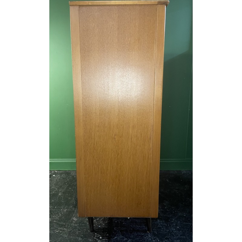 Mid-century chest of drawers in light oakwood, 1970s