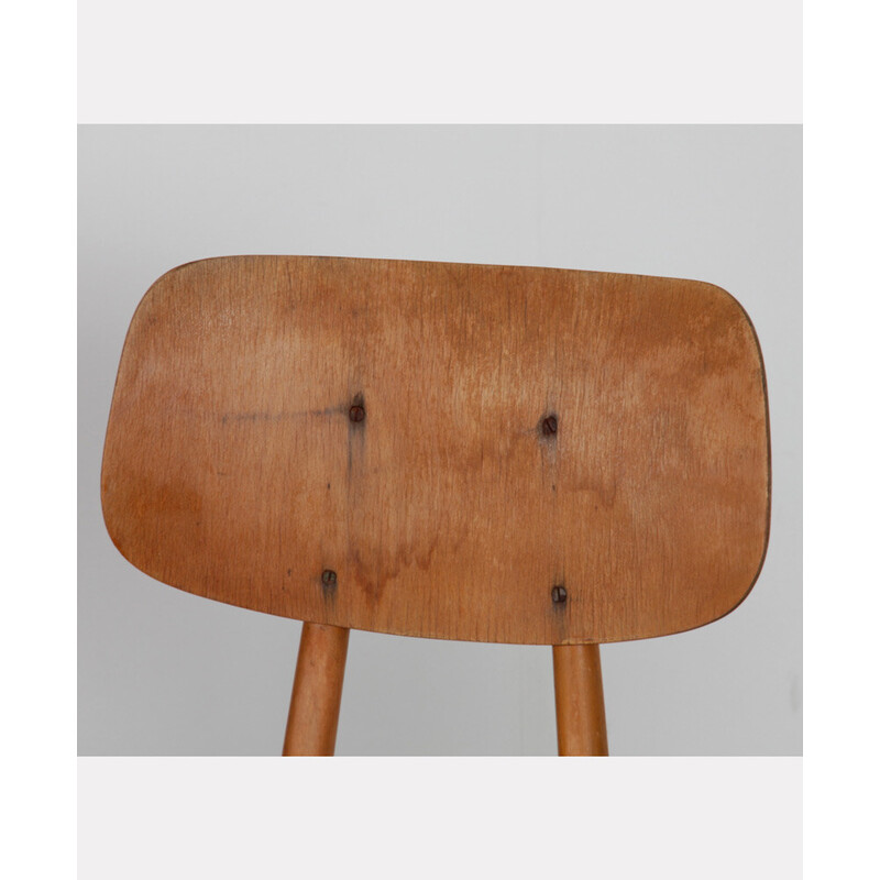 Coppia di sedie vintage in legno per Ton, 1960