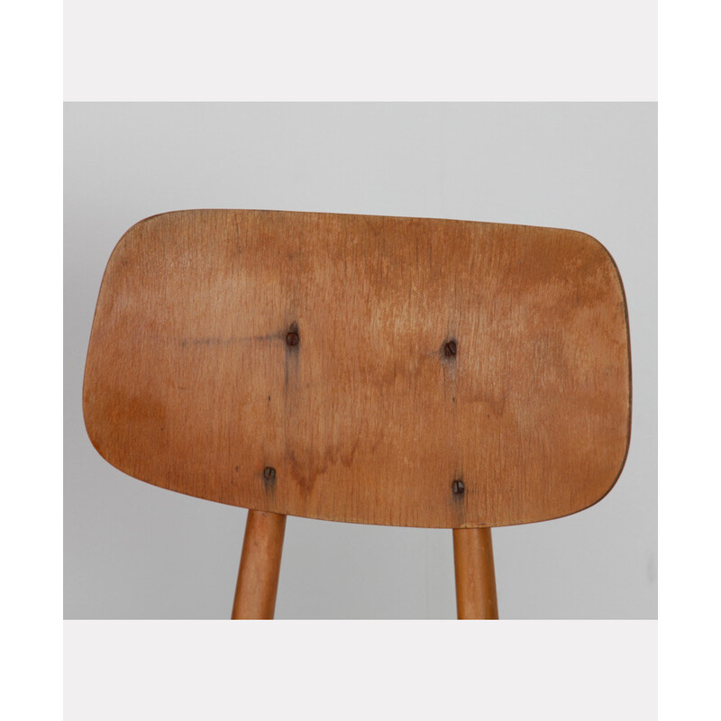 Paire de chaises vintage en bois pour Ton, 1960