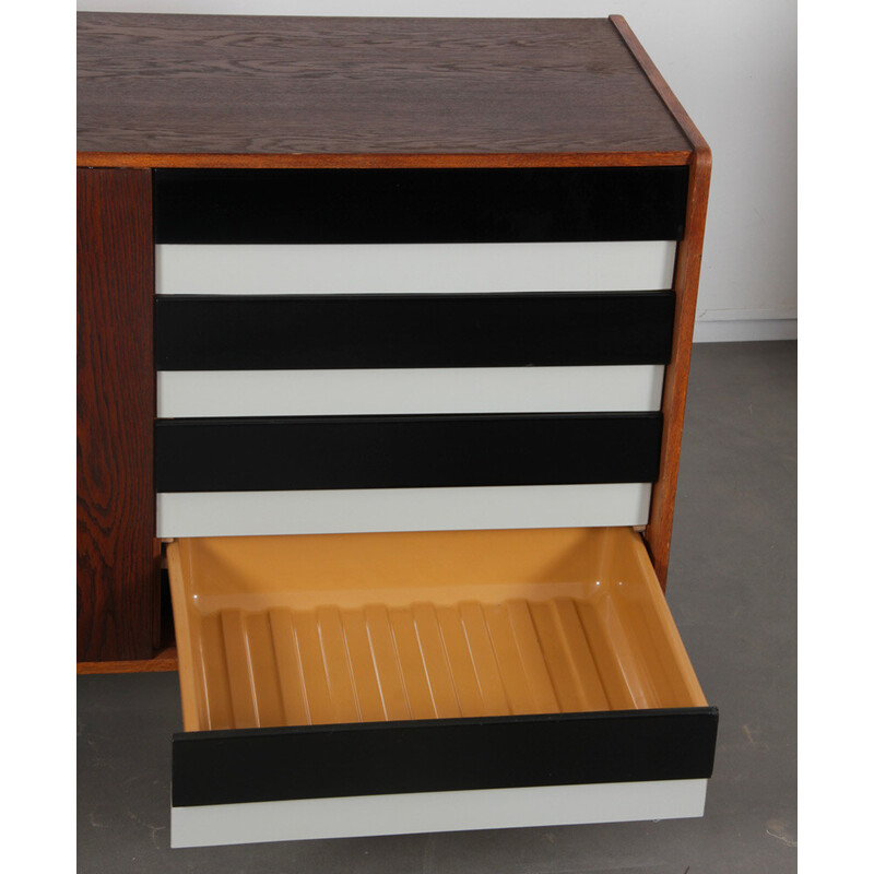 Vintage U-460 oak and plastic sideboard by Jiri Jiroutek for Interier Praha, Czech Republic 1960s