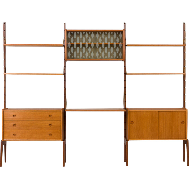 Vintage Ergo wall unit by John Texmon and Einar Blindheim for Blindheim Mobelfabrikk, Norway 1960s