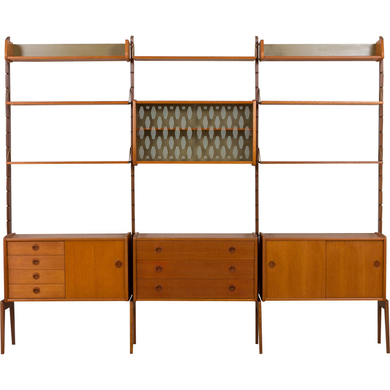 Vintage Ergo wall unit by John Texmon and Einar Blindheim for Blindheim Mobelfabrikk, Norway 1960s