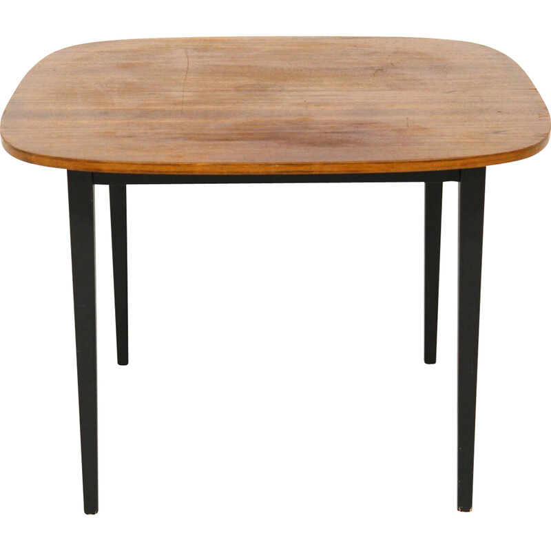 Vintage teak and beech table, Sweden 1950s