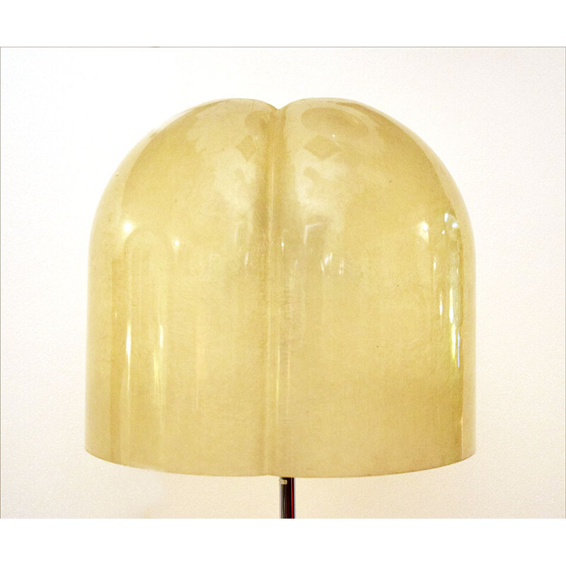 Vintage floor lamp in fiberglass by Valenti, 1970s