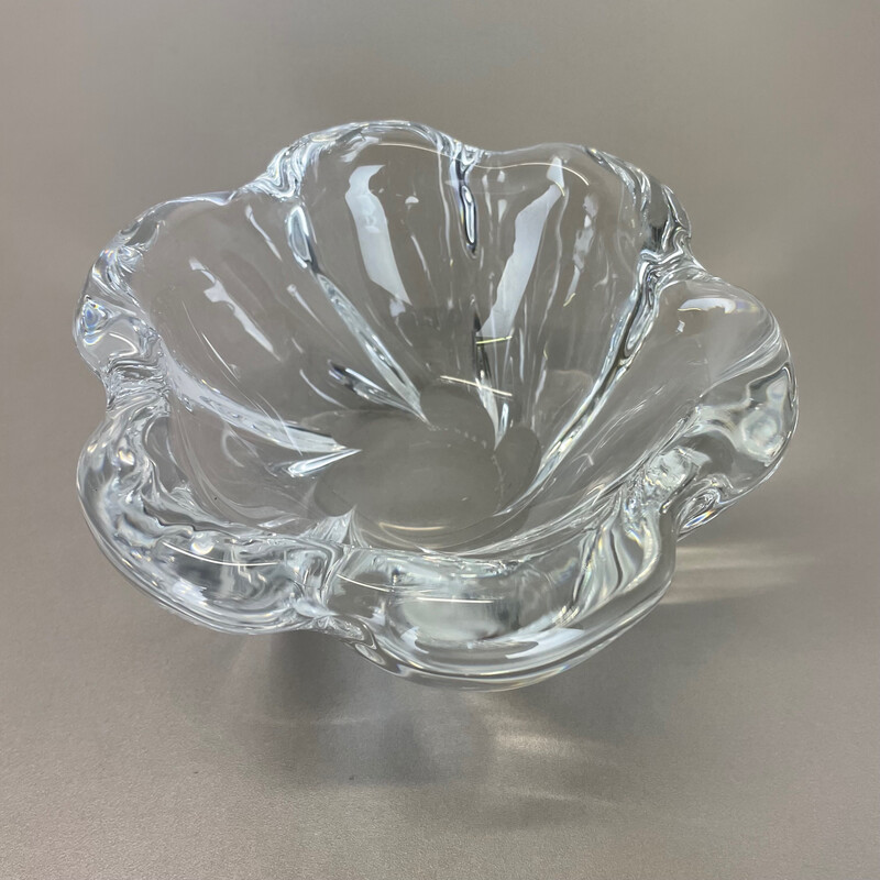 Vintage glass ashtray for Orrefors, Sweden 1970s