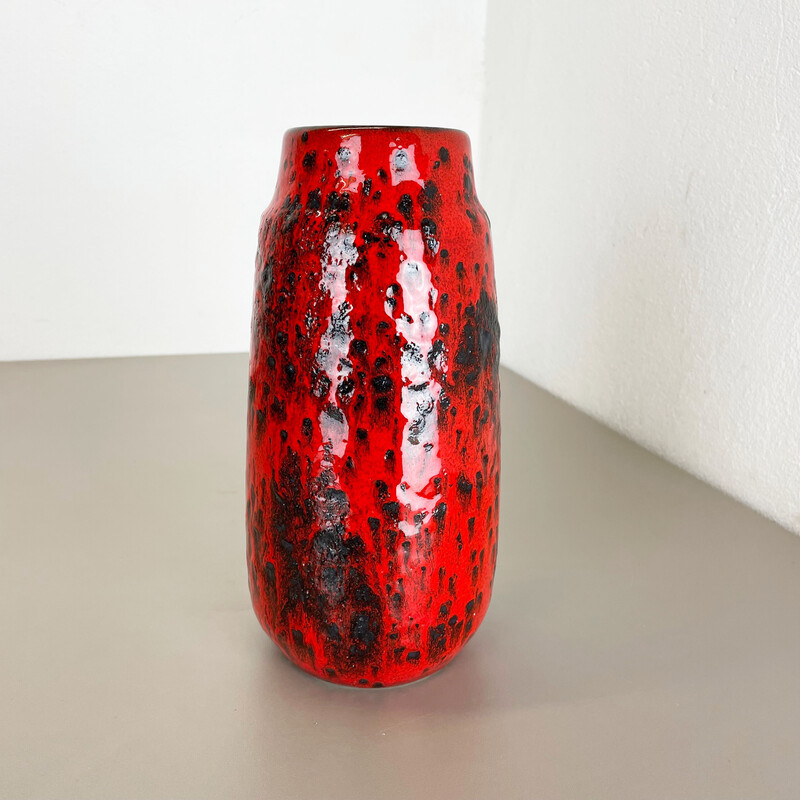 Vase vintage en céramique pour Scheurich, Germany 1970