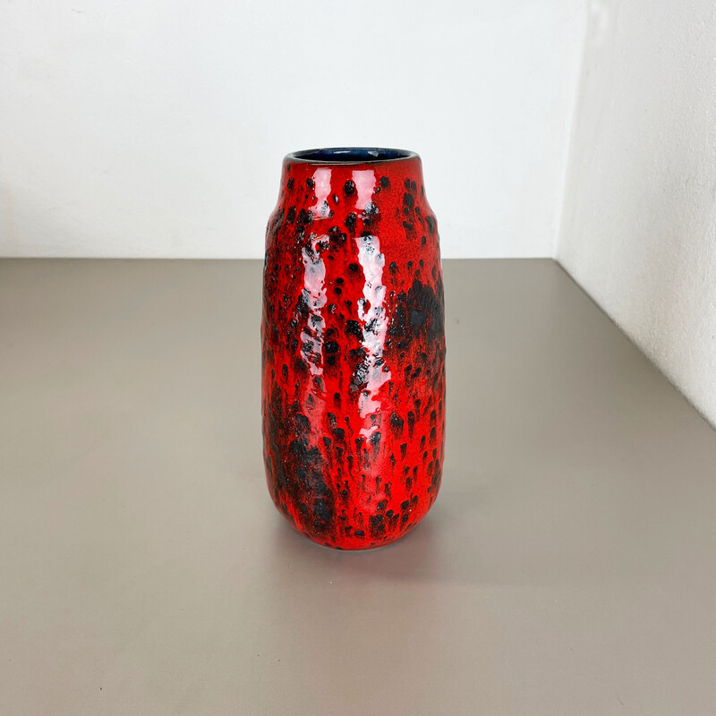 Vase vintage en céramique pour Scheurich, Germany 1970