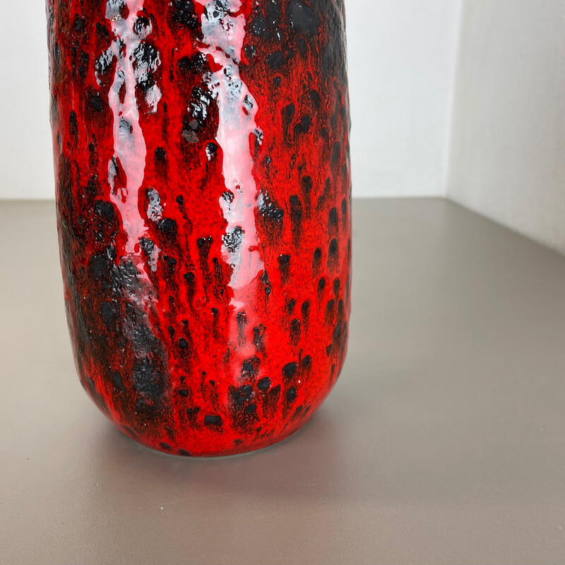 Vase vintage en céramique pour Scheurich, Germany 1970