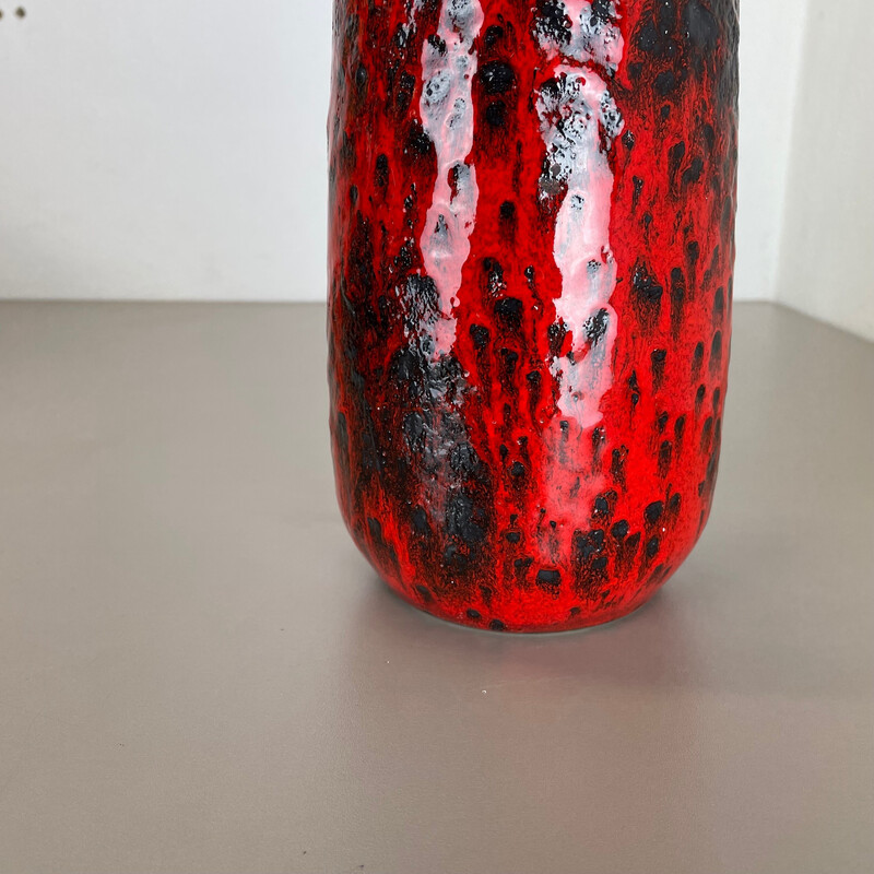 Vintage ceramic vase for Scheurich, Germany 1970s