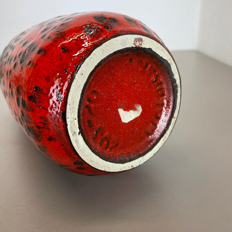 Vase vintage en céramique pour Scheurich, Germany 1970