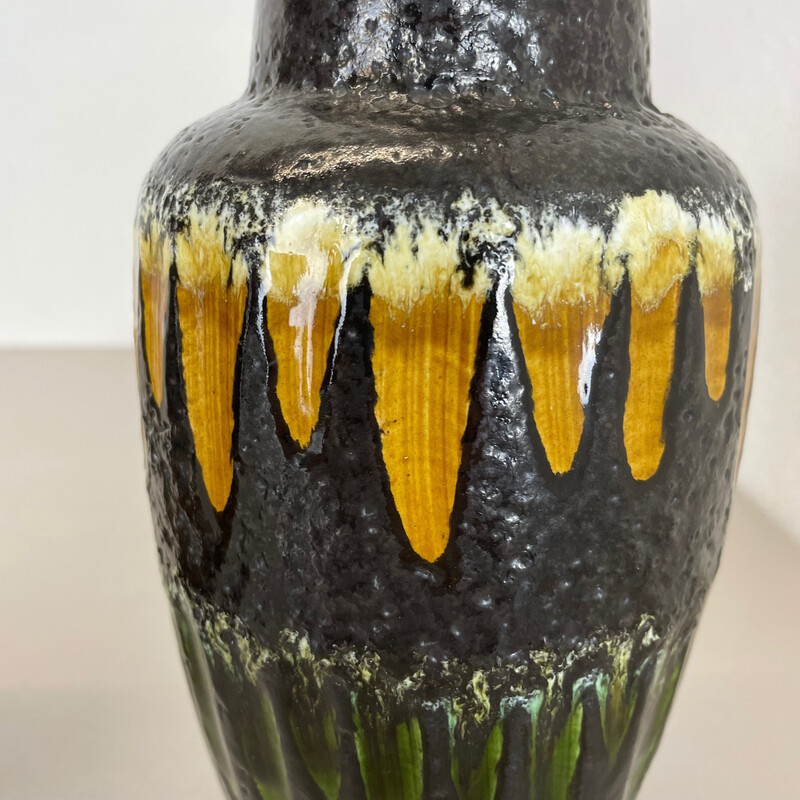 Paire de vases vintage en céramique pour Scheurich, Allemagne 1970
