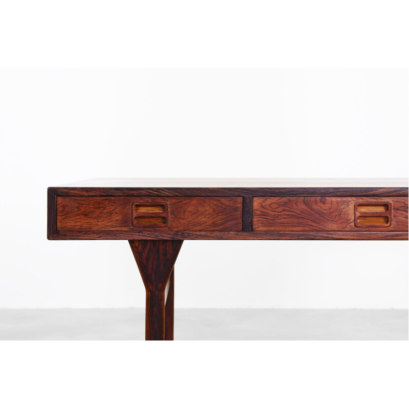 Vintage desk in rosewood by Nanna Ditzel for Søren Willadsen Møbelfabrik - 1950s