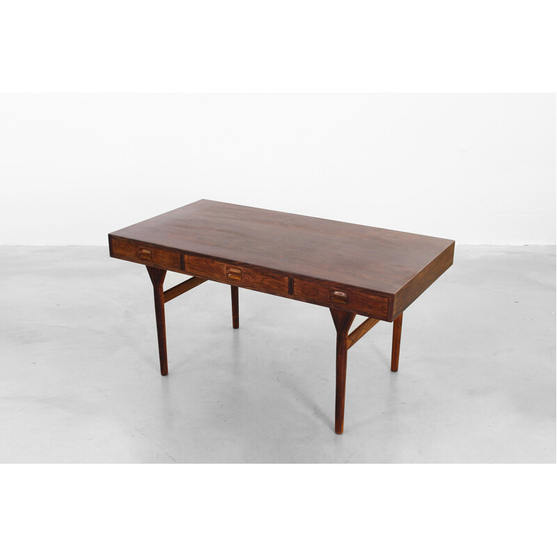 Vintage desk in rosewood by Nanna Ditzel for Søren Willadsen Møbelfabrik - 1950s