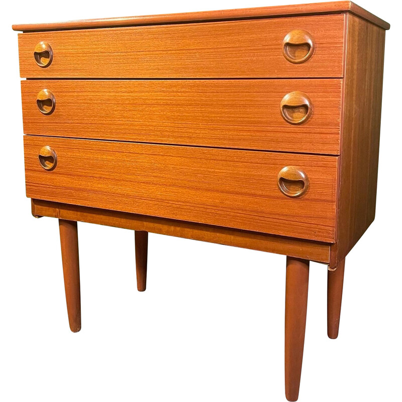 Vintage chest of drawers in teak by William Watting for Fristho, 1970s