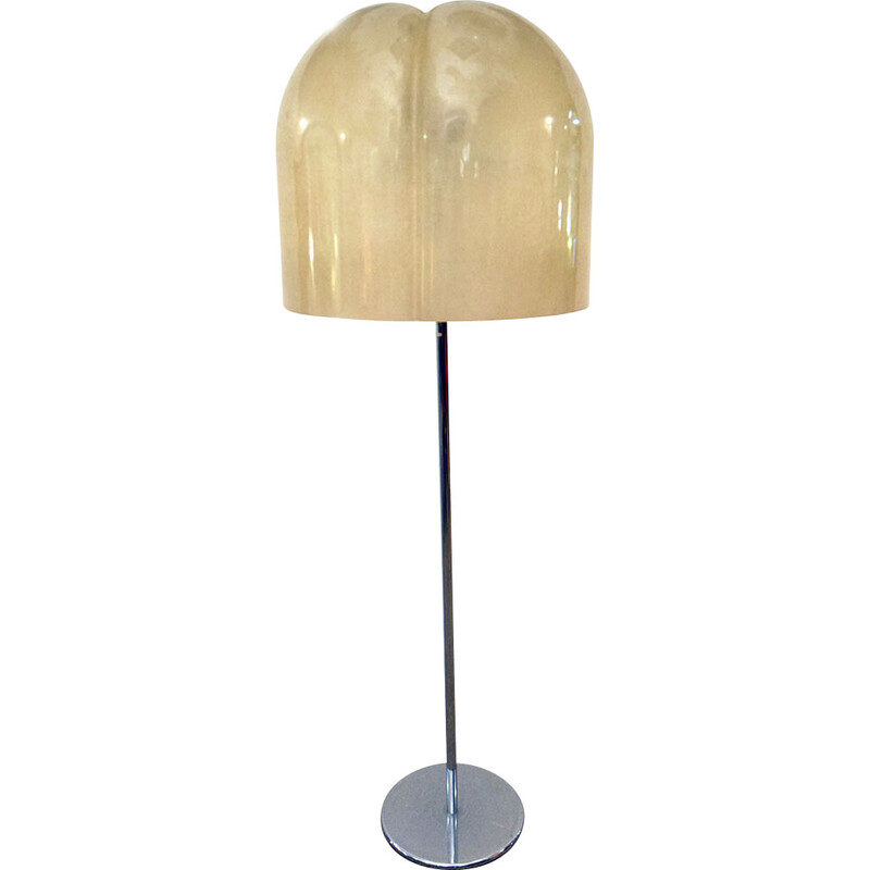 Vintage vloerlamp in glasvezel van Valenti, 1970