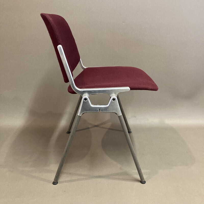 Vintage chair in aluminum and metal by Giancarlo Piretti for Castelli, 1960s