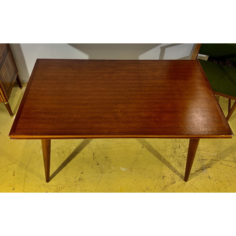 Vintage Scandinavian extendable teak table, 1960s