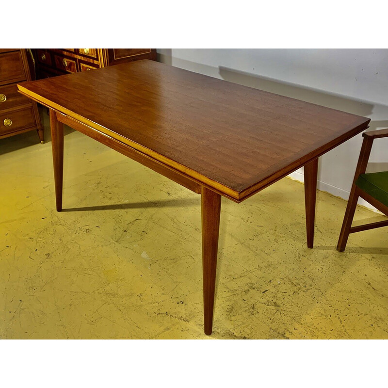 Scandinavische vintage uitschuifbare tafel, 1960
